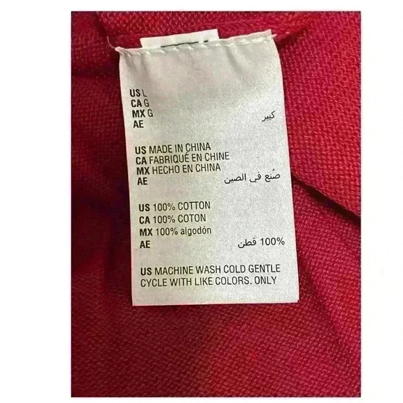 Club Room Mens Button Mock Neck Sweater Size L Anthem Red - Picture 10 of 11